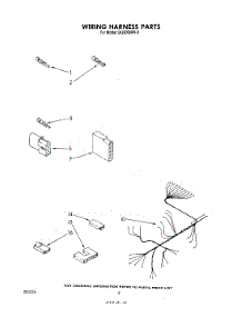 06 - Wiring Harness parts for Whirlpool Dishwasher DU3000XR0 from AppliancePartsPros.com