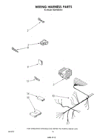07 - Wiring Harness parts for Whirlpool Dishwasher DU9700XR0 from AppliancePartsPros.com