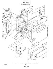 03 - Door parts for Whirlpool Dishwasher DP8350XVN0 from AppliancePartsPros.com