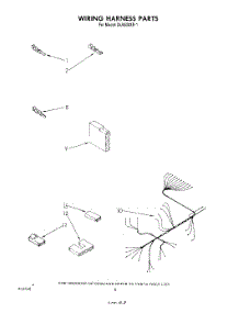 06 - Wiring Harness parts for Whirlpool Dishwasher DU4500XR1 from AppliancePartsPros.com