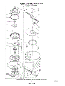 06 - Pump And Motor parts for Whirlpool Dishwasher DP8350XVN0 from AppliancePartsPros.com
