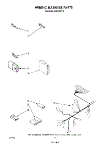 06 - Wiring Harness parts for Whirlpool Dishwasher DU8100XT2 from AppliancePartsPros.com