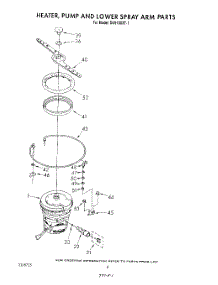 04 - Heater, Pump And Lower Spray Arm parts for Whirlpool Dishwasher DU9100XT1 from AppliancePartsPros.com