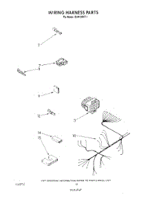 07 - Wiring Harness parts for Whirlpool Dishwasher DU9100XT1 from AppliancePartsPros.com