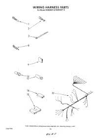 07 - Wiring Harness parts for Whirlpool Dishwasher DU8550XT3 from AppliancePartsPros.com