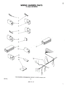 07 - Wiring Harness parts for Whirlpool Dishwasher SHF3804W2 from AppliancePartsPros.com