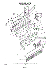 04 - Console parts for Whirlpool Dishwasher DU9903XL0 from AppliancePartsPros.com