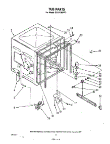 04 - Tub, Literature And Optional parts for Whirlpool Dishwasher GSHF7884P2 from AppliancePartsPros.com