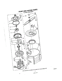 06 - Pump And Motor parts for Whirlpool Dishwasher GSHF7884P2 from AppliancePartsPros.com