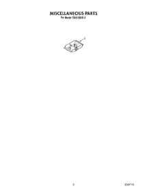 08 - Miscellaneous, Lit / Optional parts for Whirlpool Dishwasher DU8100XX0 from AppliancePartsPros.com