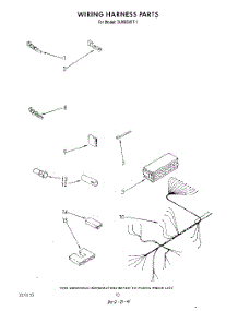 07 - Wiring Harness parts for Whirlpool Dishwasher DU8950XT1 from AppliancePartsPros.com