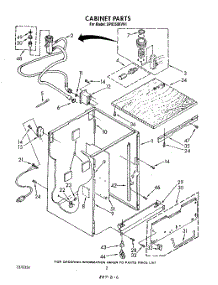 02 - Cabinet parts for Whirlpool Dishwasher DP8350XVN1 from AppliancePartsPros.com