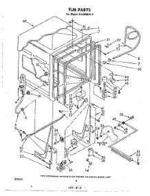 02 - Tub, Literature And Optional parts for Whirlpool Dishwasher DU4000XL0 from AppliancePartsPros.com