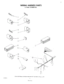 07 - Wiring Harness parts for Whirlpool Dishwasher DP3800XLW0 from AppliancePartsPros.com