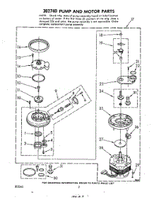 05 - Pump And Motor parts for Whirlpool Dishwasher DU4000XL0 from AppliancePartsPros.com