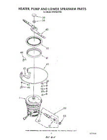06 - Heater, Pump And Lower Spray Arm parts for Whirlpool Dishwasher DP8700XTN4 from AppliancePartsPros.com