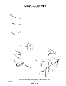 08 - Wiring Harness parts for Whirlpool Dishwasher DP8700XTN4 from AppliancePartsPros.com