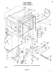 02 - Tub, Literature And Optional parts for Whirlpool Dishwasher DU4003XL0 from AppliancePartsPros.com