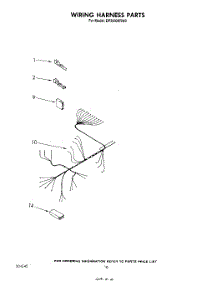 07 - Wiring Harness parts for Whirlpool Dishwasher DP3000XRW0 from AppliancePartsPros.com