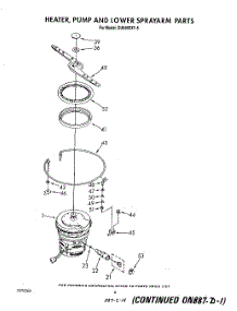 04 - Heater, Pump, And Lower Spray Arm parts for Whirlpool Dishwasher DU8900XT5 from AppliancePartsPros.com