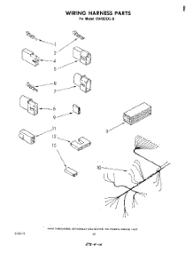 07 - Wiring Harness parts for Whirlpool Dishwasher DU4003XL0 from AppliancePartsPros.com