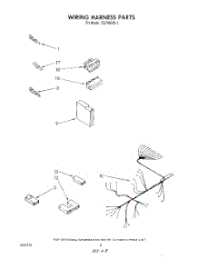 06 - Wiring Harness parts for Whirlpool Dishwasher DU7400XS0 from AppliancePartsPros.com