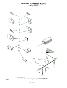 06 - Wiring Harness parts for Whirlpool Dishwasher SHU50041 from AppliancePartsPros.com