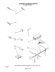 07 - Wiring Harness parts for Whirlpool Dishwasher DU9700XR7 from AppliancePartsPros.com