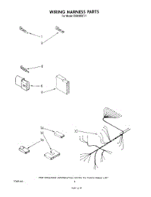 06 - Wiring Harness parts for Whirlpool Dishwasher DU8100XT1 from AppliancePartsPros.com