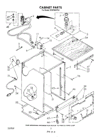 02 - Cabinet parts for Whirlpool Dishwasher DP8700XTN1 from AppliancePartsPros.com
