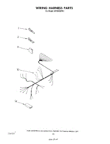 07 - Wiring Harness parts for Whirlpool Dishwasher DP3840XPN1 from AppliancePartsPros.com