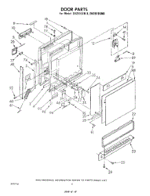 03 - Door , Literature And Optional parts for Whirlpool Dishwasher DU2919XM0 from AppliancePartsPros.com