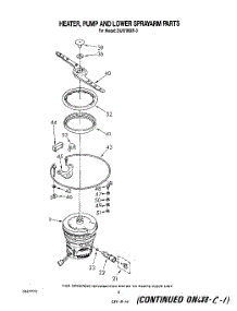 04 - Heater, Pump And Lower Spray Arm parts for Whirlpool Dishwasher DU9700XR3 from AppliancePartsPros.com