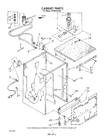 02 - Cabinet parts for Whirlpool Dishwasher DP8350XVN2 from AppliancePartsPros.com