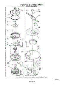 06 - Pump And Motor parts for Whirlpool Dishwasher DP8350XVN2 from AppliancePartsPros.com