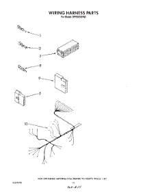 07 - Wiring Harness parts for Whirlpool Dishwasher DP8350XVN2 from AppliancePartsPros.com