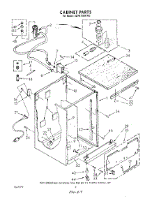 02 - Cabinet parts for Whirlpool Dishwasher GDP8700XTN3 from AppliancePartsPros.com