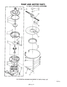 05 - Pump And Motor parts for Whirlpool Dishwasher DU2919XM0 from AppliancePartsPros.com