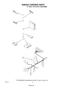 06 - Wiring Harness parts for Whirlpool Dishwasher DU2919XM0 from AppliancePartsPros.com