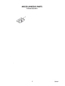 07 - Miscellaneous, Lit / Optional parts for Whirlpool Dishwasher DU5216XW0 from AppliancePartsPros.com