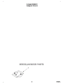 06 - Miscellaneous parts for Whirlpool Dishwasher DU8960XY1 from AppliancePartsPros.com