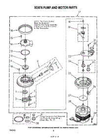 06 - Pump And Motor parts for Whirlpool Dishwasher DU7500XR0 from AppliancePartsPros.com