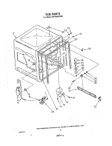 04 - Tub, Literature And Optional parts for Whirlpool Dishwasher DP3840XPN0 from AppliancePartsPros.com