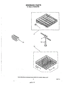 06 - Dishrack parts for Whirlpool Dishwasher DP3840XPN0 from AppliancePartsPros.com