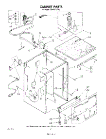 02 - Cabinet parts for Whirlpool Dishwasher DP8500XTN0 from AppliancePartsPros.com