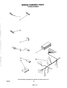 07 - Wiring Harness parts for Whirlpool Dishwasher DU7500XR0 from AppliancePartsPros.com