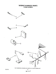 06 - Wiring Harness parts for Whirlpool Dishwasher DU7200XS5 from AppliancePartsPros.com
