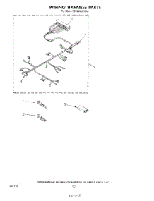 07 - Wiring Harness parts for Whirlpool Dishwasher DP4800XMW0 from AppliancePartsPros.com