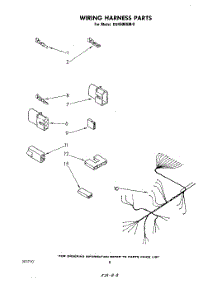 06 - Wiring Harness parts for Whirlpool Dishwasher DU4500XM0 from AppliancePartsPros.com
