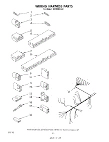 08 - Wiring Harness parts for Whirlpool Dishwasher DU9900XL0 from AppliancePartsPros.com